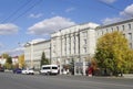 Omsk, Russia - September 19, 2010: building of Transport Academy