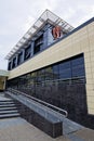 Omsk,Russia. The wheelchair ramp at the new building