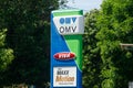 OMV gas station Royalty Free Stock Photo