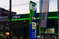 Omv gas station in Cluj-Napoca Royalty Free Stock Photo