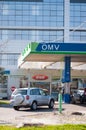 Omv gas station Royalty Free Stock Photo