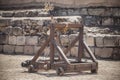 Onager, torsion powered siege engine Royalty Free Stock Photo