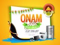 Onam Best Deals Offer Poster, Banner or Flyer.