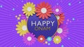 Onam greetings background 3d rendering