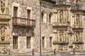 Onati university facade. Reinassence plateresque period. Euskadi, Spain Royalty Free Stock Photo