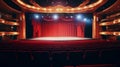Maritime entertainment: Theater onboard cruise ship venue.AI Generated
