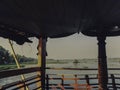 Onboard houseboat Kerala backwaters