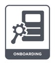 onboarding icon in trendy design style. onboarding icon isolated on white background. onboarding vector icon simple and modern