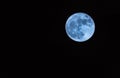 Once in a blue moon Royalty Free Stock Photo