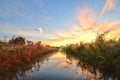 A Florida Sunrise Fog Royalty Free Stock Photo