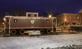 Herndon Virginia Red Caboose Landmark Royalty Free Stock Photo