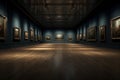 Liminal Dusk in an Abandoned Art Gallery