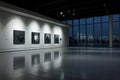 Liminal Dusk in an Abandoned Art Gallery Royalty Free Stock Photo