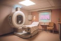 Oncology Care with Radiation Therapy Machine. AI Royalty Free Stock Photo