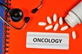 Oncology studies tumors, patterns of occurrence of development, methods of prevention, diagnosis, treatment. Medical file, doctor