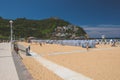 Ondarreta Beach and Monte Igueldo..