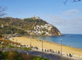 The Ondarreta beach. San Sebastian, Basque Country. Spain