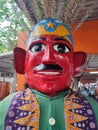 ondel ondel and Betawi cultural dolls in Jakarta