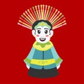 Ondel - ondel, giant puppet. Mascot of Jakarta - Betawi. The traditional puppets origin Jakarta Indonesia. An icon of the city of