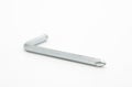 one allen key on white background, selective focus Royalty Free Stock Photo