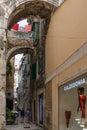 One of the alleys of Bajamontijeva Street in the Croatian city of Split. Croatia, Europe