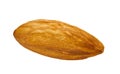 One almond closeup with clipping path