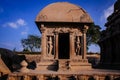 One of the ancient architectural wonders of the Pallava kings