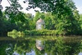 One Ancient Summerhouse in Forest Royalty Free Stock Photo