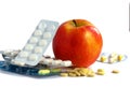 One apple a day keeps doctor away Royalty Free Stock Photo