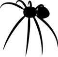 One arachnid. Royalty Free Stock Photo