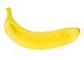 One banana isolated on white background Royalty Free Stock Photo