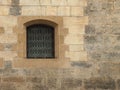 One barred window