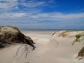 One of the beaches of Terschelling, Netherlands Royalty Free Stock Photo