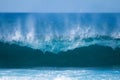 One beautiful and blue wave broking - sea or ocean beach - surfing time lifestyle