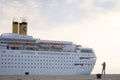 Costa Crociere. Cruise ship anchored in Trieste