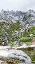 During one of the beautiful hiking routes in Picos de Europa you can find this amazing site in Vegarredonda\'s Refuge