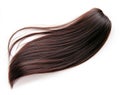 brown lock of hair Royalty Free Stock Photo