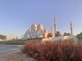 Sheikh Zayed Grand Mosque Abu dhabi United Arab Emirates 25/12/2019 Royalty Free Stock Photo