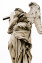 One of Bernini Angels on the ponte Sant'Angelo Royalty Free Stock Photo