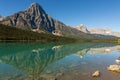 Icefield Parkway Beautiful Lake reflection