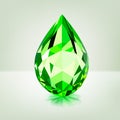 One big crystal drop Royalty Free Stock Photo