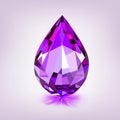 One big crystal drop Royalty Free Stock Photo