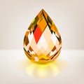 One big crystal drop Royalty Free Stock Photo