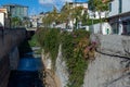 One of the big stormwater channels in Funchal Madeira,Portugal