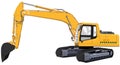 The one big yellow excavator