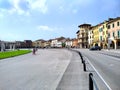 Padua`s `Prato della Valle` square Italy