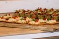 One-bite appetizers for all types of guests Royalty Free Stock Photo