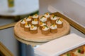 One-bite appetizers for all types of guests Royalty Free Stock Photo