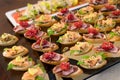 One-bite appetizers, catering business, party food