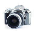 One black Film camera Royalty Free Stock Photo